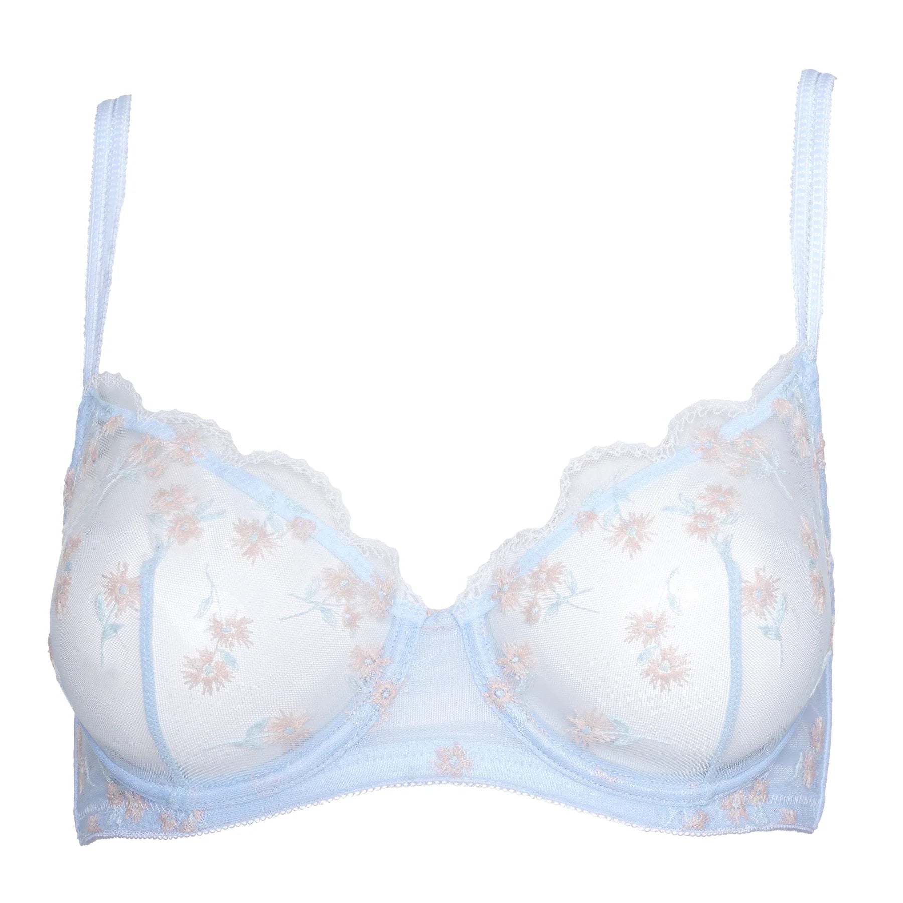 Women's push - up bras for enhanced cleavageHuit - Paradis Underwired Bra | Sky Blue Women's push - up bras for enhanced cleavageHuit - Paradis Underwired Bra | Sky Blue