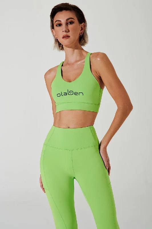 Women's convertible bras with multiple strap optionsJ'Ulian Olaben Bra - Floures Green Women's convertible bras with multiple strap optionsJ'Ulian Olaben Bra - Floures Green