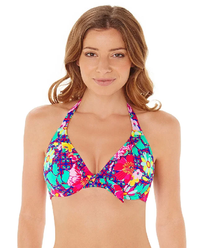 Women's bras with anti - odor technologyLepel Sunkiss Underwire Halter Bikini Top, Pink Women's bras with anti - odor technologyLepel Sunkiss Underwire Halter Bikini Top, Pink