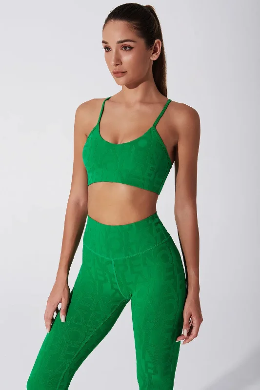 Women's bras crafted from stretchy spandexClassic Lumière Bra 3D - Dark Green