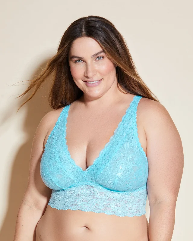 Women's balconette bras with lace trimBralette Tipo Top Escotado Extended