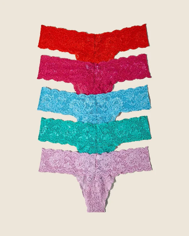 Women's bras with a neoprene componentCutie Thong 5 Pack