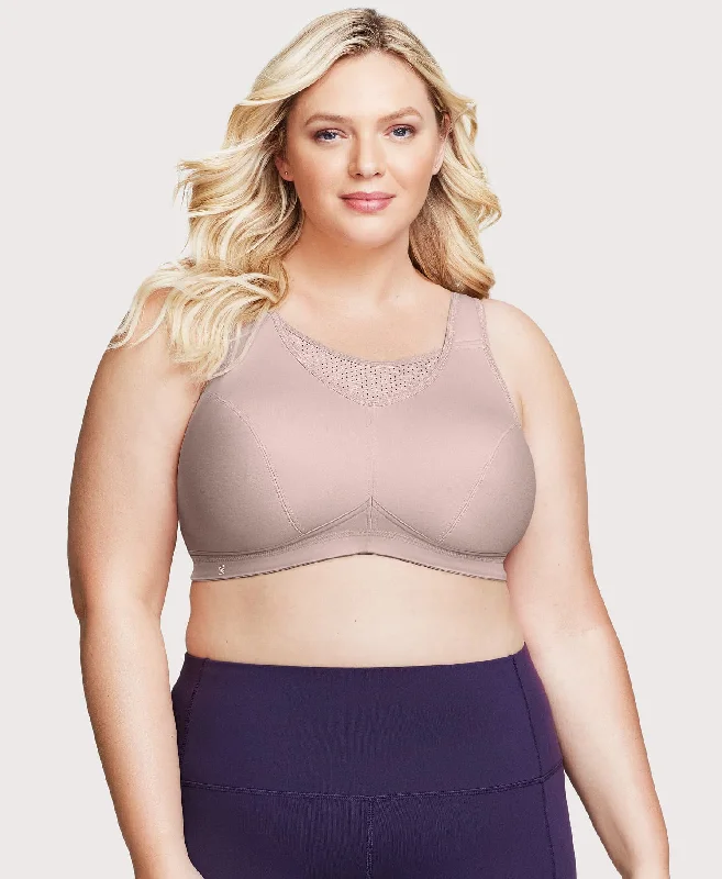 Bra with a built - in underwire for enhanced support No-Bounce Camisole Elite Sports Bra Rose Tan Bra with a built - in underwire for enhanced support No-Bounce Camisole Elite Sports Bra Rose Tan