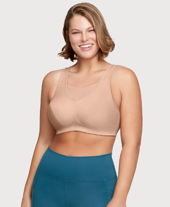 Bra with a padded cup for added comfort and shape No-Bounce Camisole Sports Bra Cafe Bra with a padded cup for added comfort and shape No-Bounce Camisole Sports Bra Cafe