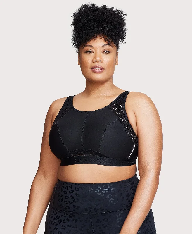 Convertible bras with adjustable straps for versatile styling No-Sweat Mesh Sports Bra Black Convertible bras with adjustable straps for versatile styling No-Sweat Mesh Sports Bra Black