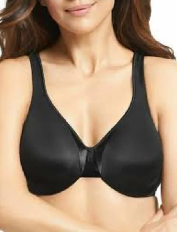 Women's plunge bras for low - cut topsOlga Signature Support Satin Underwire Bra, Black Women's plunge bras for low - cut topsOlga Signature Support Satin Underwire Bra, Black