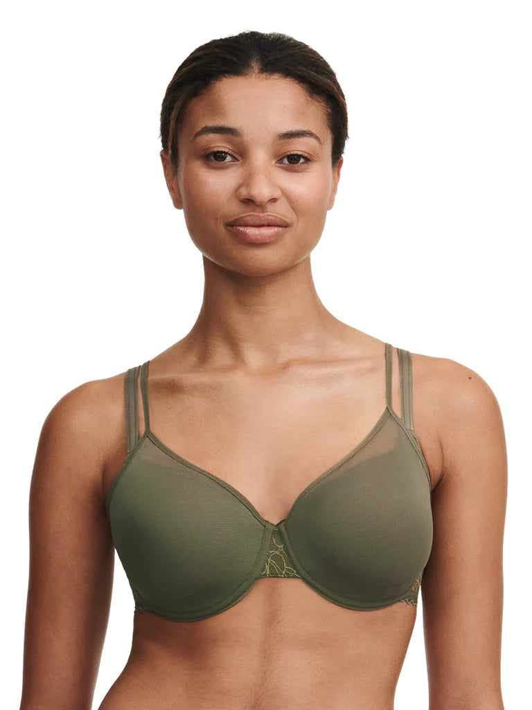 Women's bras with a lift and separate functionPassionata - Pila Covering Spacer Bra | Army Khaki