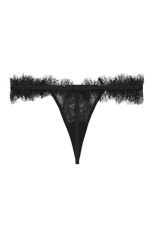 Women's bras with a slimming effectPeek & Beau Nyx Wide eyelash lace hipster thong black Women's bras with a slimming effectPeek & Beau Nyx Wide eyelash lace hipster thong black