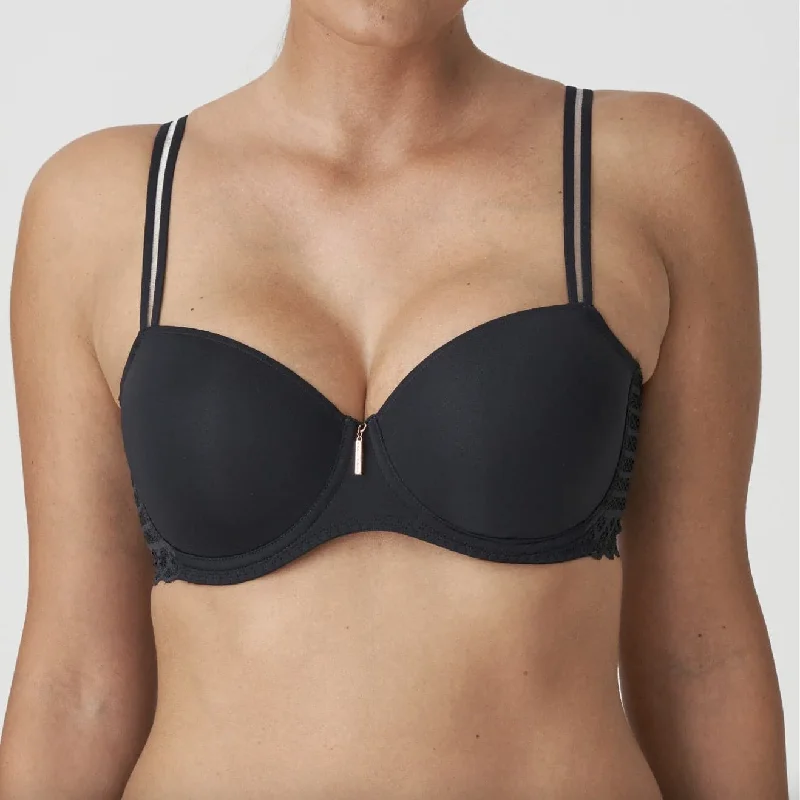 Women's pastel - colored bras for a soft lookPrima Donna Twist East End Balcony Bra 0241932 in Black Women's pastel - colored bras for a soft lookPrima Donna Twist East End Balcony Bra 0241932 in Black