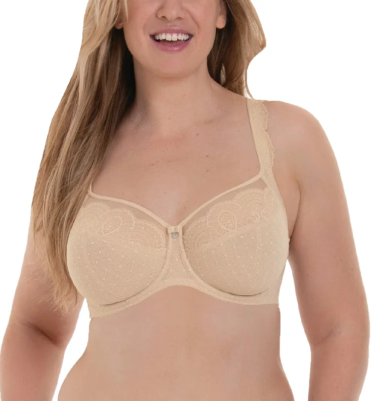 Bra with a plus - size underbust band for a secure fit Rosa Faia by Anita Selma Underwire Bra (5635) - Desert Bra with a plus - size underbust band for a secure fit Rosa Faia by Anita Selma Underwire Bra (5635) - Desert