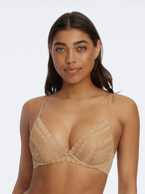 Women's bras made of breathable meshSeduced Geo Dot Push-Up Bra