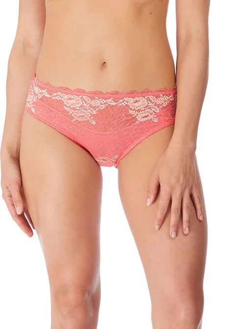 Women's unpadded bras for a natural lookWacoal Lace Perfection Panty, Strawberry Ice Women's unpadded bras for a natural lookWacoal Lace Perfection Panty, Strawberry Ice