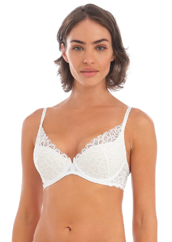 Women's wireless bras for all - day comfortWacoal - Raffine Plunge Push Up  Bra