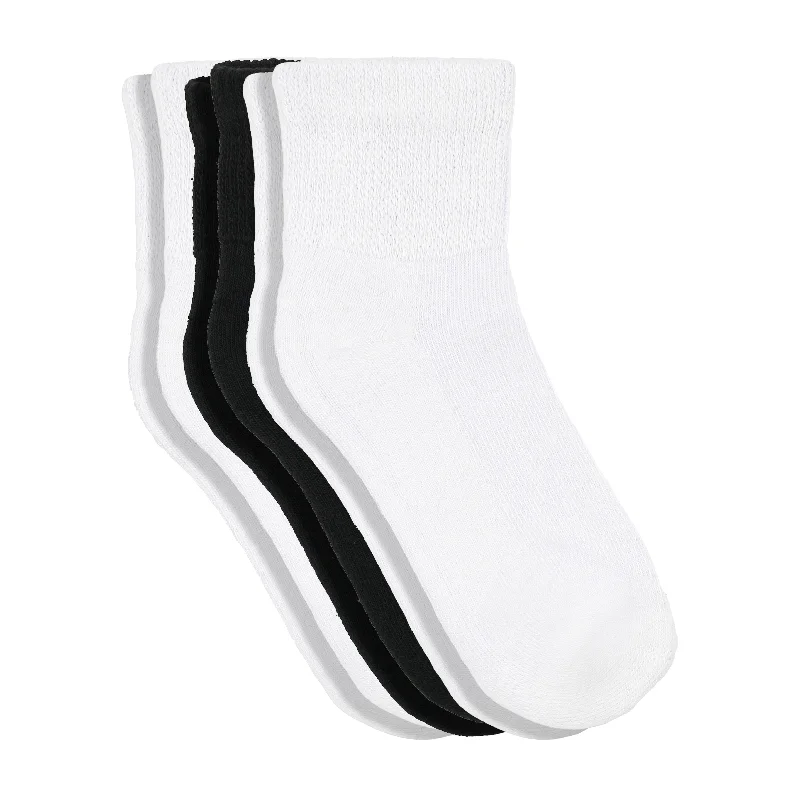 Women's sheer over - the - knee socks for a sexy appeal5-Pack Ladies Quarter Diabetic Socks Women's sheer over - the - knee socks for a sexy appeal5-Pack Ladies Quarter Diabetic Socks