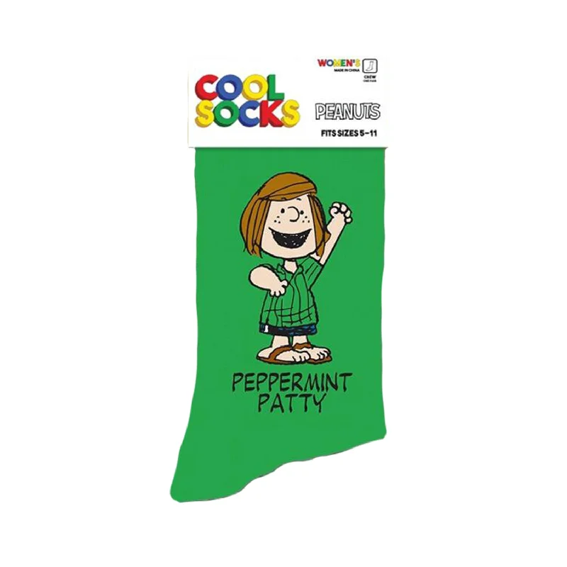 Women's ribbed knee - high socks for a classic lookCool Socks Women's Crew Socks - Peppermint Patty (Peanuts) Women's ribbed knee - high socks for a classic lookCool Socks Women's Crew Socks - Peppermint Patty (Peanuts)