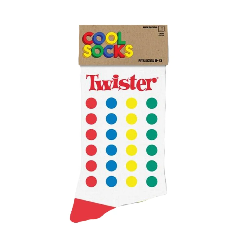 Women's over - the - calf socks with a stripe designCool Socks Women's Crew Socks - Twister Colours Women's over - the - calf socks with a stripe designCool Socks Women's Crew Socks - Twister Colours