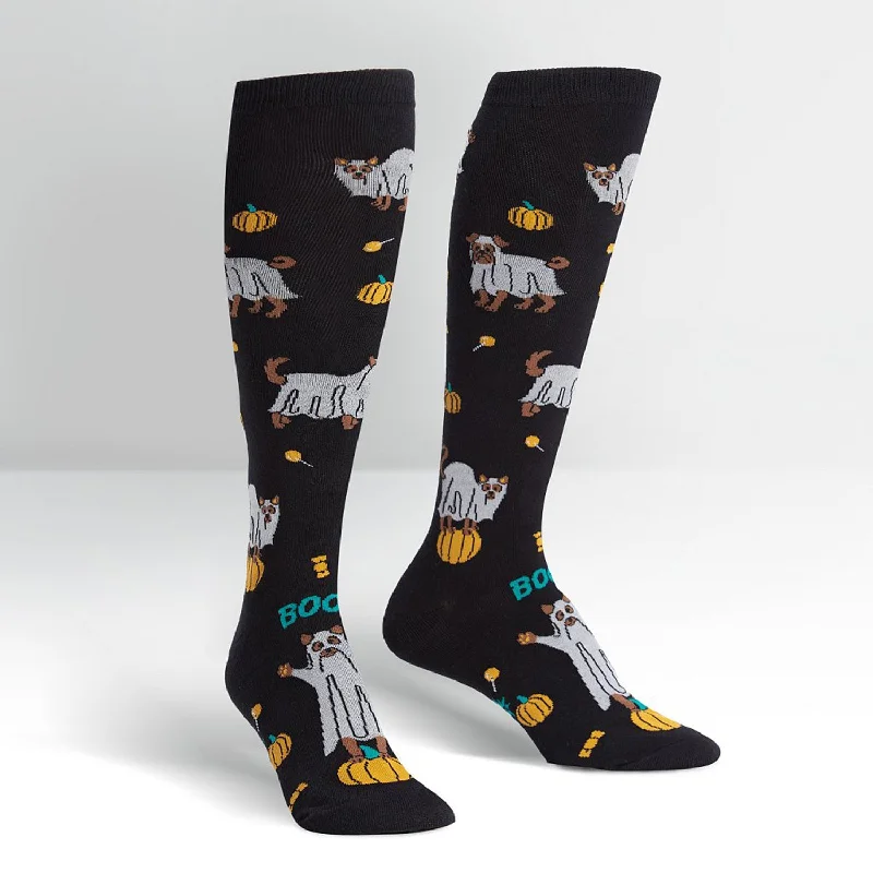 Women's compression socks for improved circulationSock It To Me Women's Knee High Socks - Trick or Treat? (Glow in the Dark) Women's compression socks for improved circulationSock It To Me Women's Knee High Socks - Trick or Treat? (Glow in the Dark)