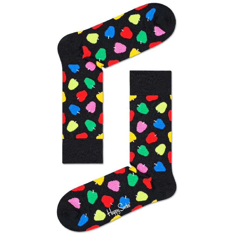 Women's microfiber socks for a lightweight optionHappy Socks Women's Crew Socks - Apple Women's microfiber socks for a lightweight optionHappy Socks Women's Crew Socks - Apple