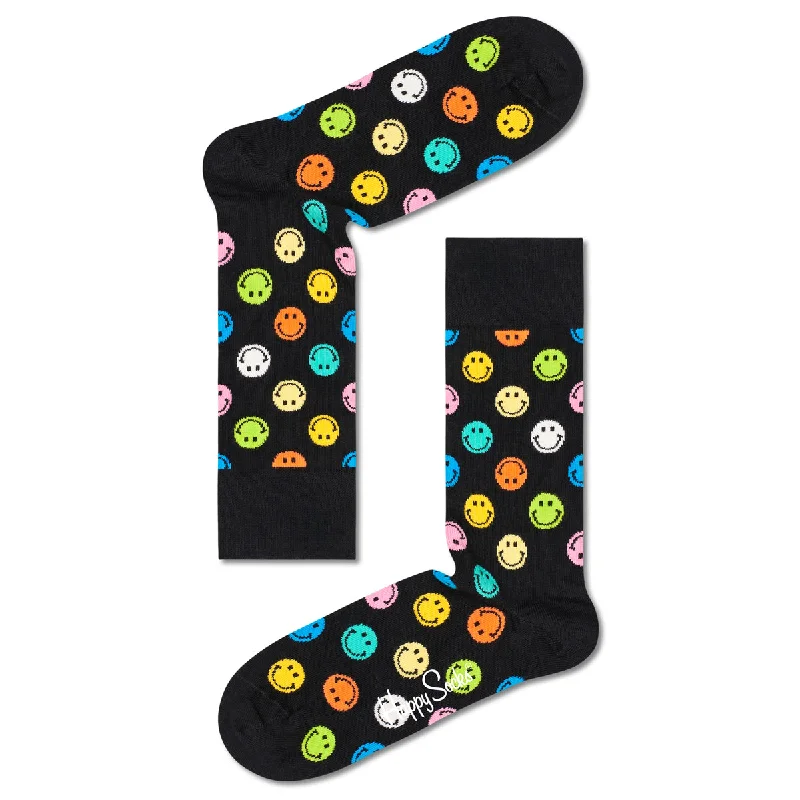 Women's thermal socks for cold weatherHappy Socks Women's Crew Socks - Big Smiley Dot Women's thermal socks for cold weatherHappy Socks Women's Crew Socks - Big Smiley Dot