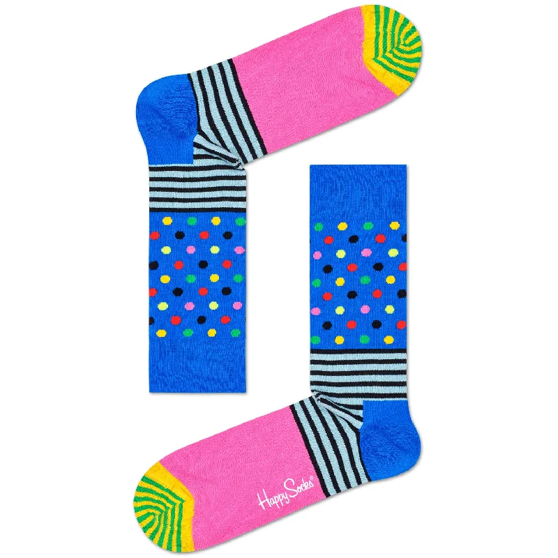 Women's microfiber socks for a lightweight optionHappy Socks Women's Crew Socks - Stripes & Dots Women's microfiber socks for a lightweight optionHappy Socks Women's Crew Socks - Stripes & Dots