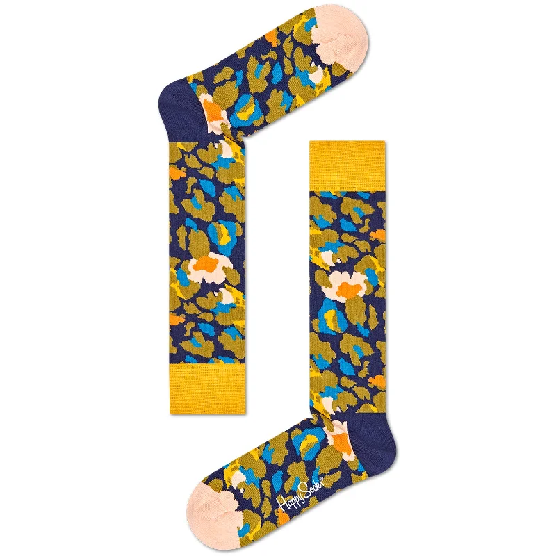 Women's hypoallergenic socks for sensitive skinHappy Socks Women's Knee High Socks - Leopard Women's hypoallergenic socks for sensitive skinHappy Socks Women's Knee High Socks - Leopard