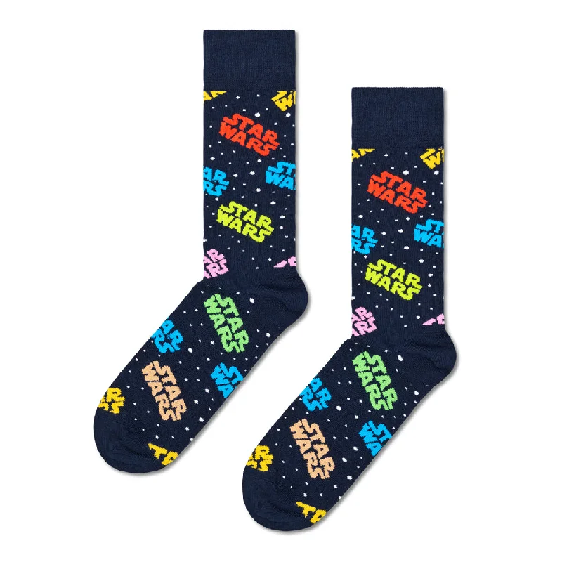 Women's crew socks with a polka - dot printHappy Socks x Star Wars Women's Crew Socks - Star Wars Women's crew socks with a polka - dot printHappy Socks x Star Wars Women's Crew Socks - Star Wars