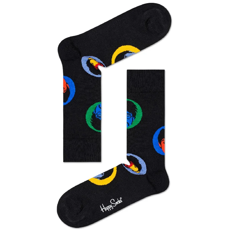 Happy Socks x The Beatles Women's Crew Socks - Bright Spot