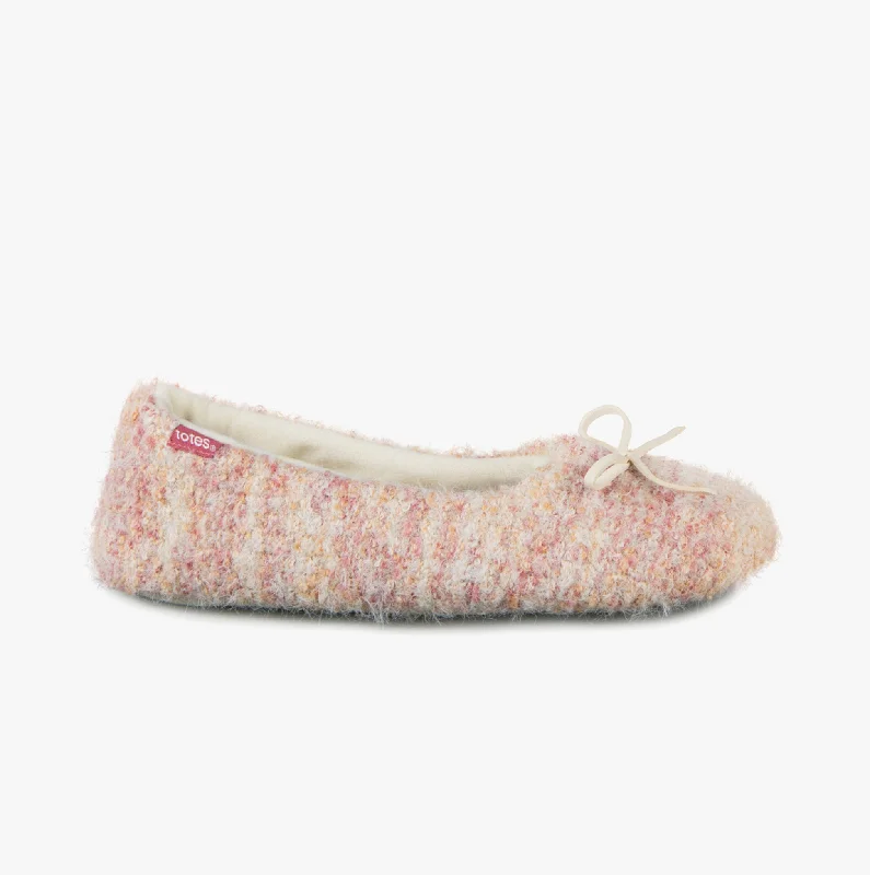 Women's cushioned sole socks for shock absorptionKNITTED BALLET Slippers Womens Pink Women's cushioned sole socks for shock absorptionKNITTED BALLET Slippers Womens Pink