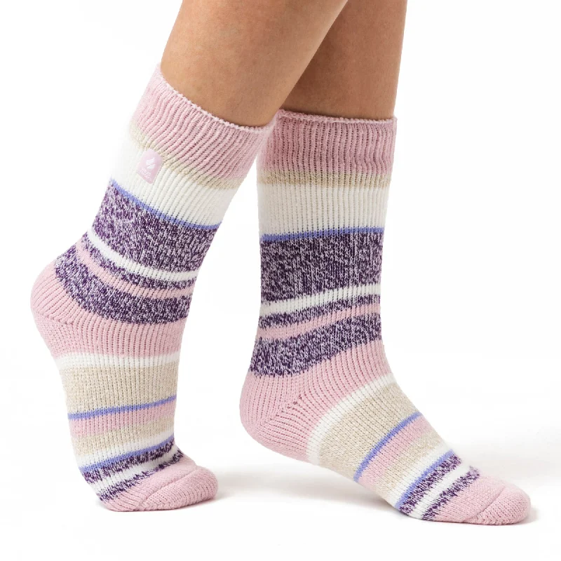 Women's argyle - patterned thigh - high socksLadies Original Provence Multi Stripe Socks - Dusted Pink Women's argyle - patterned thigh - high socksLadies Original Provence Multi Stripe Socks - Dusted Pink