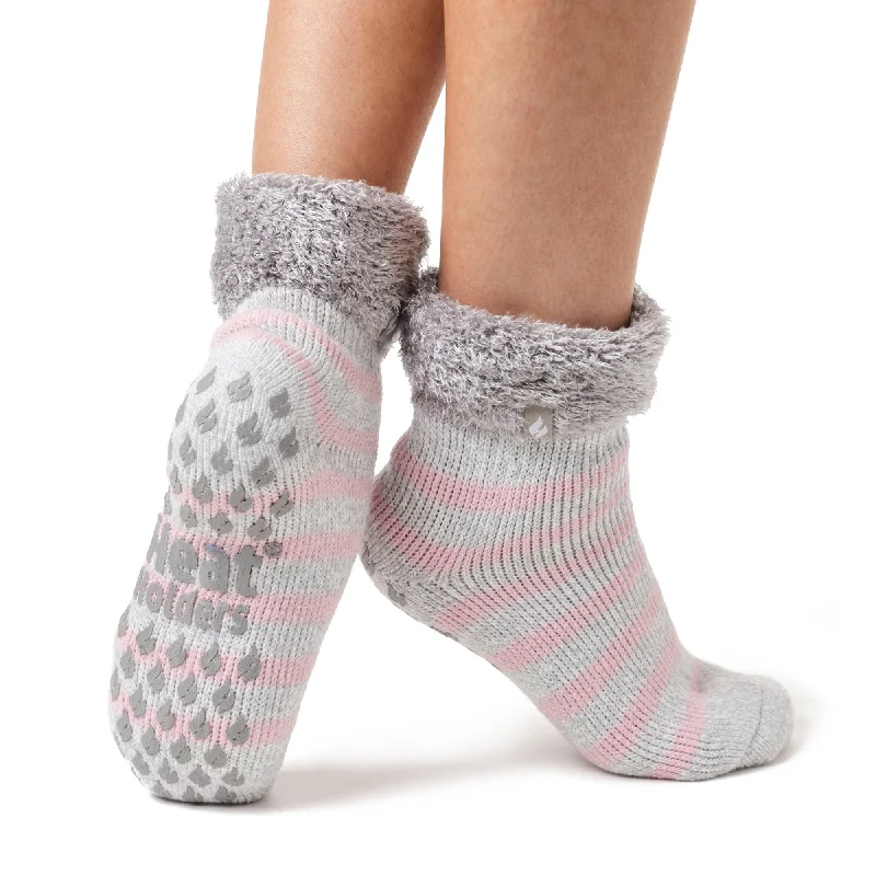 Women's bamboo fiber socks for eco - friendlinessLadies Original Aukland Lounge Socks with Turnover Top - Grey Women's bamboo fiber socks for eco - friendlinessLadies Original Aukland Lounge Socks with Turnover Top - Grey