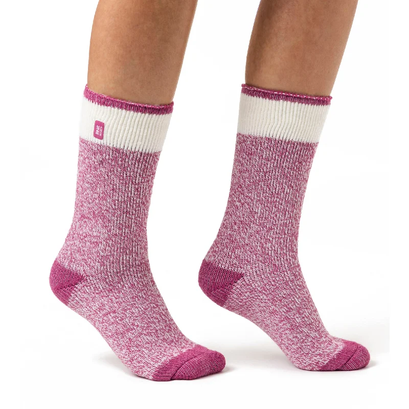 Women's cashmere - blend socks for extra softnessLadies Original Snowdrop Twist Socks - Pink Women's cashmere - blend socks for extra softnessLadies Original Snowdrop Twist Socks - Pink