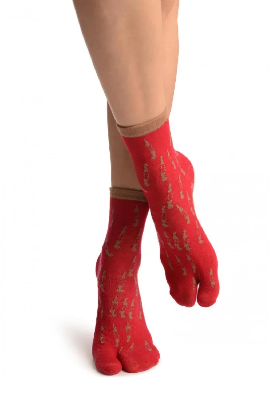 Women's sheer over - the - knee socks for a sexy appealLittle Fish On Red Japanese Ankle High Socks Women's sheer over - the - knee socks for a sexy appealLittle Fish On Red Japanese Ankle High Socks