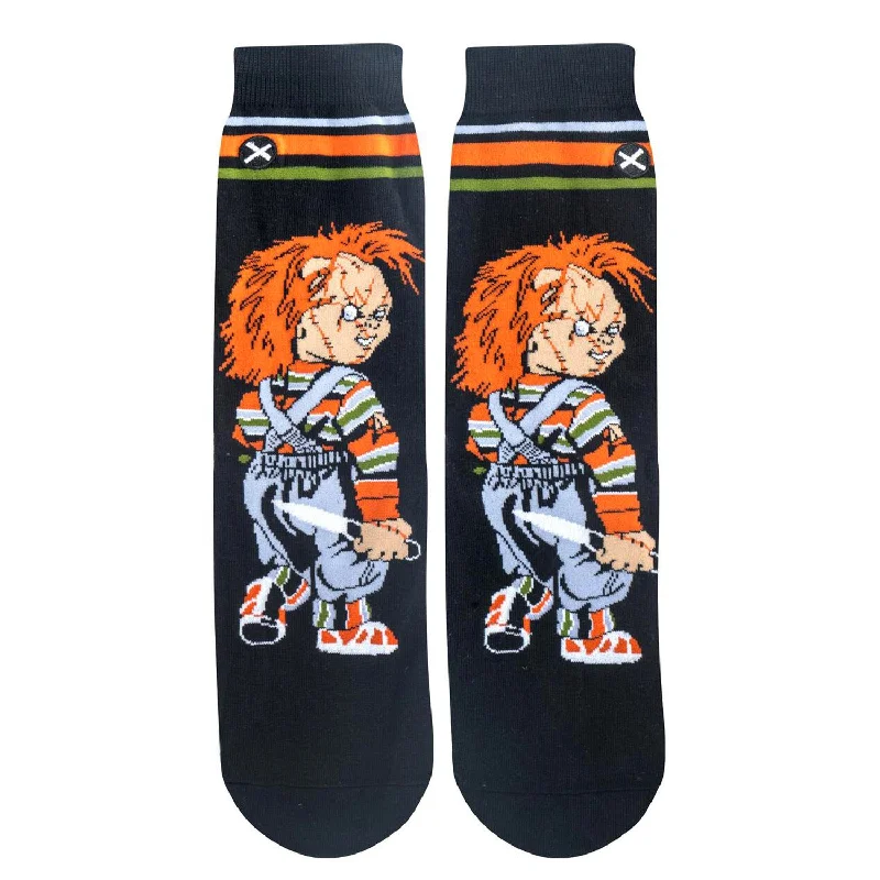 Women's hypoallergenic socks for sensitive skinOdd Sox Women's Crew Socks - Chucky's Back (Chucky) Women's hypoallergenic socks for sensitive skinOdd Sox Women's Crew Socks - Chucky's Back (Chucky)