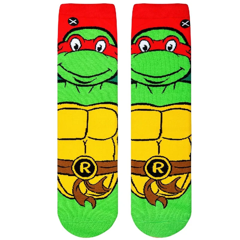 Women's spandex - infused socks for stretchOdd Sox Women's Crew Socks - Raphael (TMNT) Women's spandex - infused socks for stretchOdd Sox Women's Crew Socks - Raphael (TMNT)
