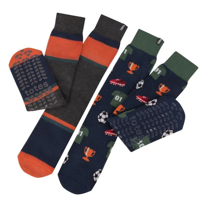 Women's thigh - high socks in a fishnet patternORIGINAL SLIPPER SOCKS (TWIN PACK) Mens Socks Football / Stripe Women's thigh - high socks in a fishnet patternORIGINAL SLIPPER SOCKS (TWIN PACK) Mens Socks Football / Stripe