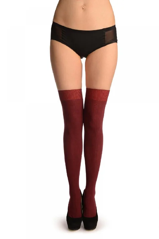 Plain Burgundy Red All Over