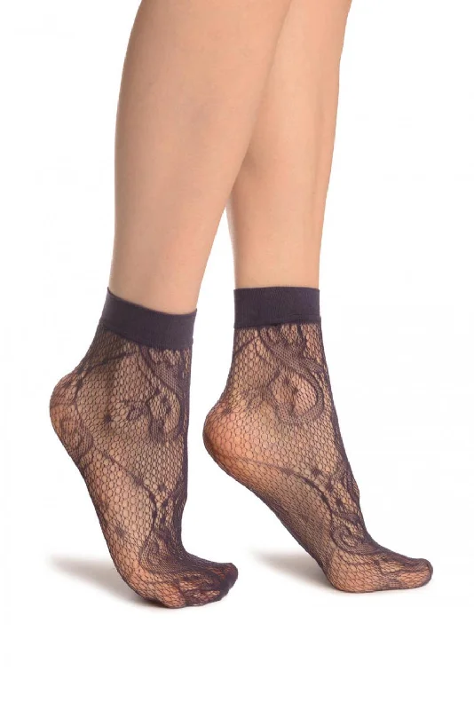 Women's compression socks for improved circulationPurple Gladiolus Flowers Ankle High Socks Women's compression socks for improved circulationPurple Gladiolus Flowers Ankle High Socks
