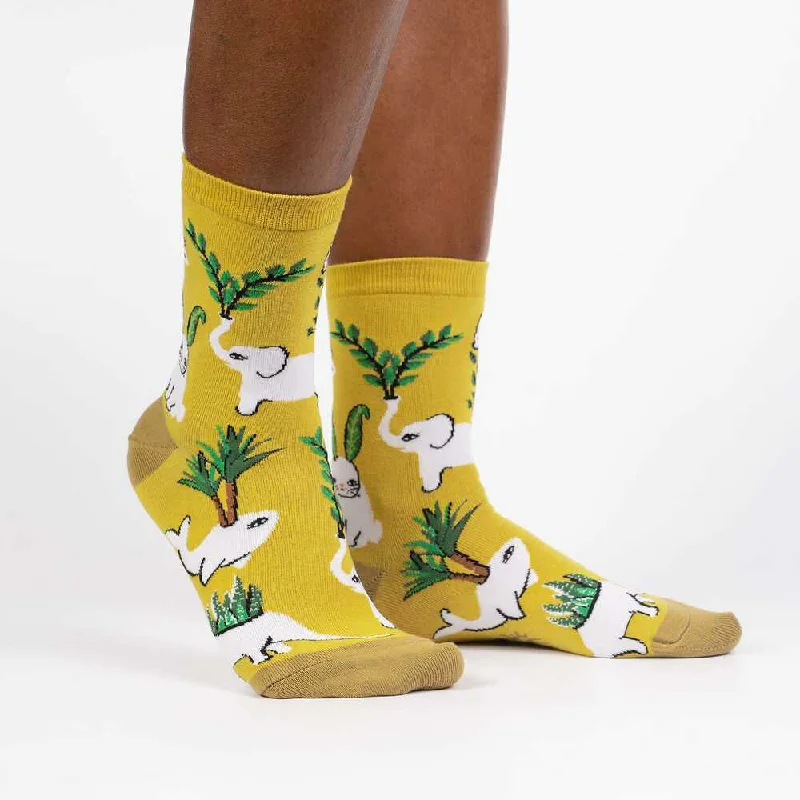 Women's knee - high socks with lace trimSock It To Me Women's Crew Socks - Planters Gonna Plant Women's knee - high socks with lace trimSock It To Me Women's Crew Socks - Planters Gonna Plant