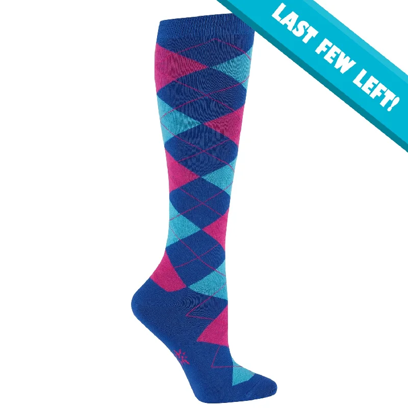 Women's microfiber socks for a lightweight optionSock It To Me Women's Knee High Socks - Argyle Women's microfiber socks for a lightweight optionSock It To Me Women's Knee High Socks - Argyle