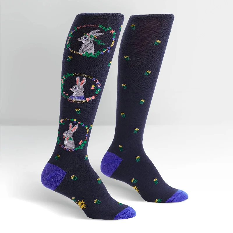 Sock It To Me Women's Knee High Socks - Autumn Hare