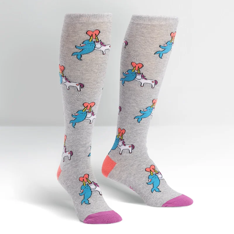 Women's non - slip socks for safetySock It To Me Women's Knee High Socks - Great Horns Think Alike Women's non - slip socks for safetySock It To Me Women's Knee High Socks - Great Horns Think Alike