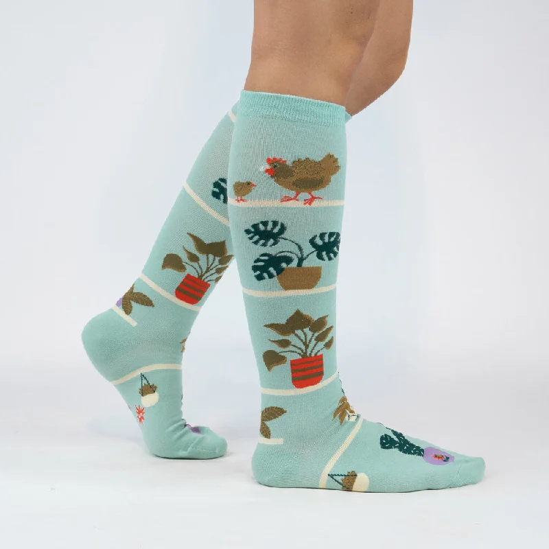 Women's nylon - reinforced socks for durabilitySock It To Me Women's Knee High Socks - Hen & Chicks Women's nylon - reinforced socks for durabilitySock It To Me Women's Knee High Socks - Hen & Chicks