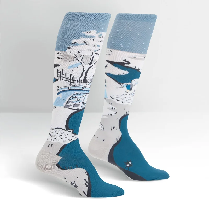 Women's microfiber socks for a lightweight optionSock It To Me Women's Knee High Socks - Meguro Drum Bridge Women's microfiber socks for a lightweight optionSock It To Me Women's Knee High Socks - Meguro Drum Bridge
