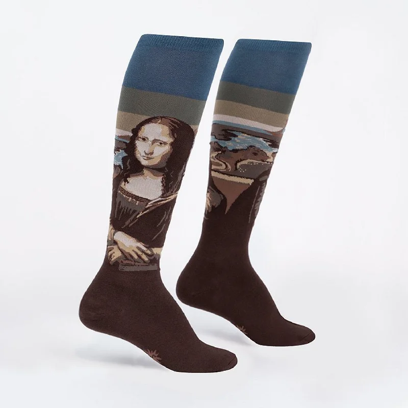 Women's bamboo fiber socks for eco - friendlinessSock It To Me Women's Knee High Socks - Mona Lisa Women's bamboo fiber socks for eco - friendlinessSock It To Me Women's Knee High Socks - Mona Lisa