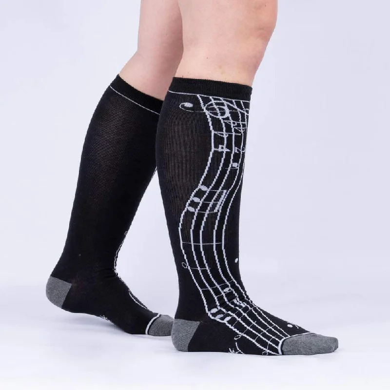 Women's moisture - wicking socks for sportsSock It To Me Women's Knee High Socks - Music is My Forte Women's moisture - wicking socks for sportsSock It To Me Women's Knee High Socks - Music is My Forte