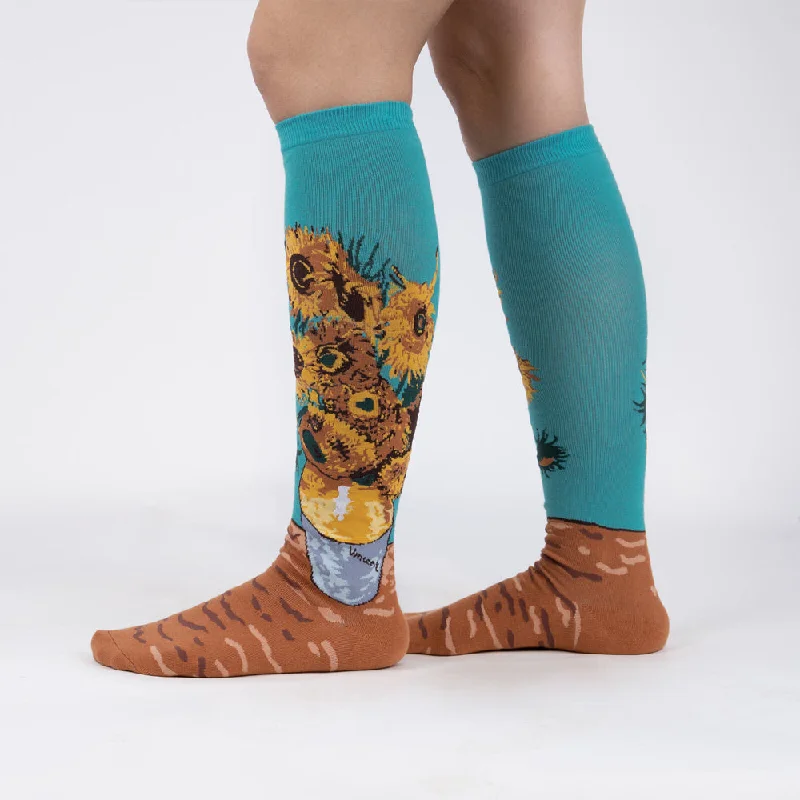 Women's arch - support socks for better comfortSock It To Me Women's Knee High Socks - Sunflowers Women's arch - support socks for better comfortSock It To Me Women's Knee High Socks - Sunflowers