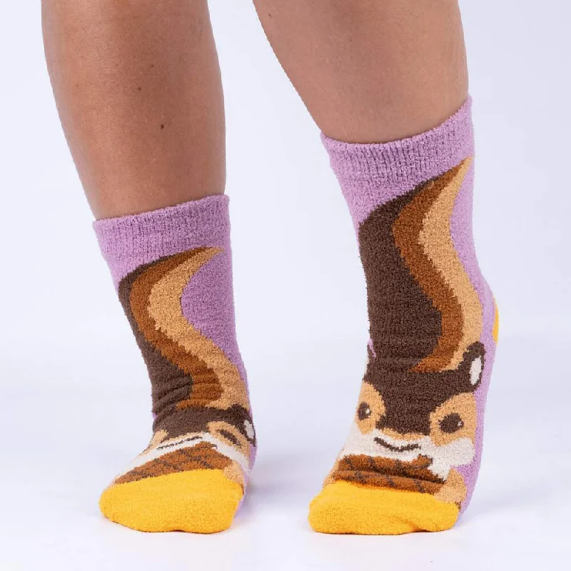 Women's no - show socks with a floral motifSock It To Me Women's Slipper Socks - I'm Nuts About You Women's no - show socks with a floral motifSock It To Me Women's Slipper Socks - I'm Nuts About You