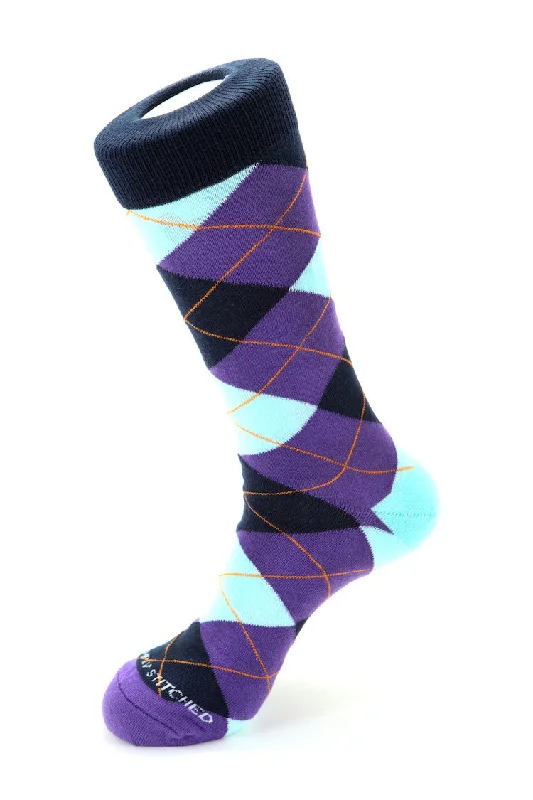 Women's wool - rich socks for winter warmthTraditional Argyle Sock