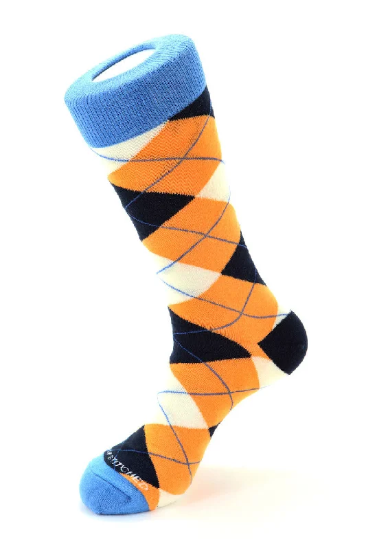 Women's anti - odor socks for long - day freshnessTraditional Argyle Sock