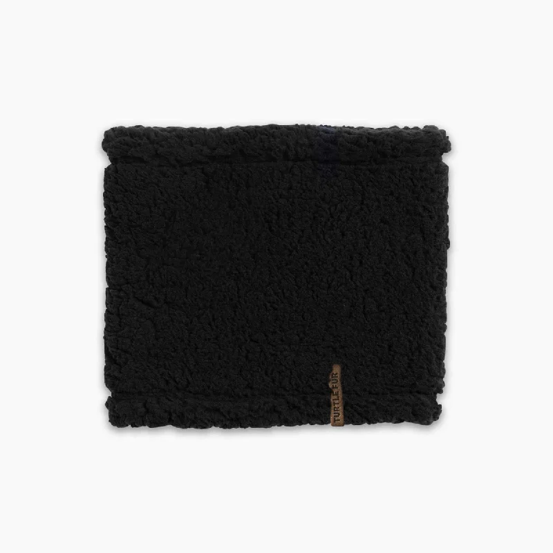 Women's over - the - calf socks with a stripe designComfort Lush Single-Layer Neck Warmer - Black Women's over - the - calf socks with a stripe designComfort Lush Single-Layer Neck Warmer - Black